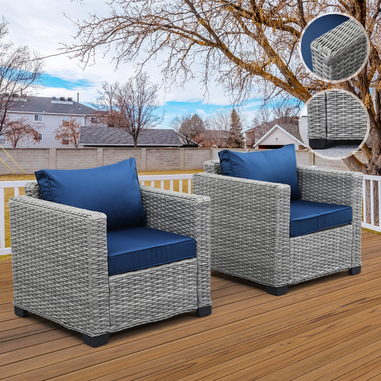 Waterproof patio outlet chairs